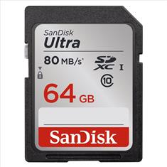 Paměťová karta Sandisk Ultra SDXC 64GB UHS-I 80 MB/s Class 10